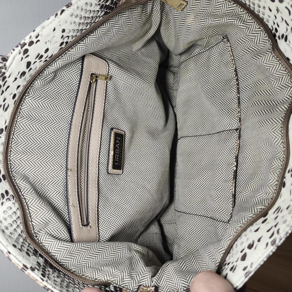 Urban Expressions Womens Python Print Tote Handba… - image 3